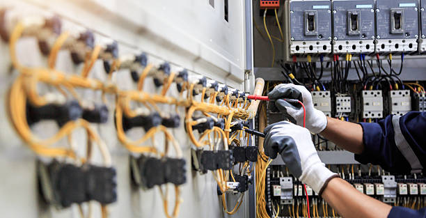 Professional Electrician technician working in Apex, NC